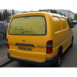 Toyota Hiace swb 280 2.5 d4d 2006 06 reg