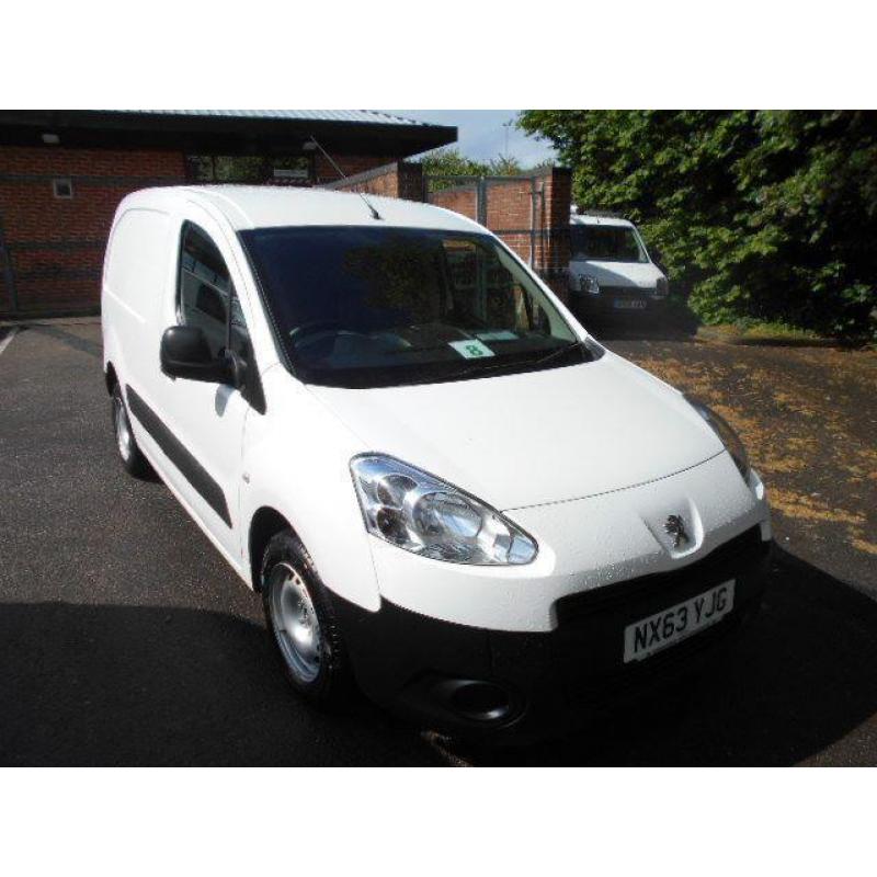 Peugeot Partner L1 850 S 1.6 HDI 92BHP VAN DIESEL MANUAL WHITE (2013)