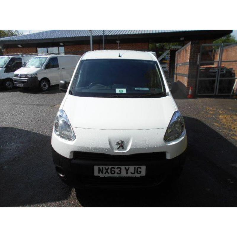 Peugeot Partner L1 850 S 1.6 HDI 92BHP VAN DIESEL MANUAL WHITE (2013)