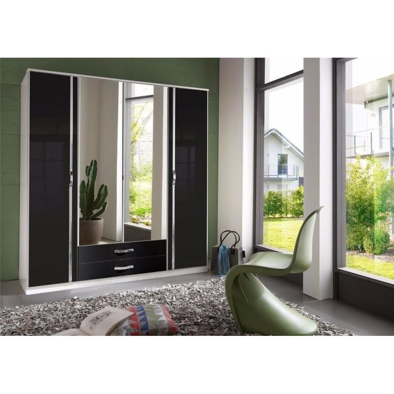 HIGH QUALITY HIGH GLOSS 3 OR 4 DOOR WARDROBE WITH SHELVES+HANGING SPACE ==EXCLUSIVE FROM GERMANY==