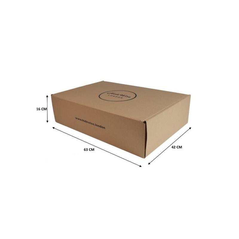 Kraft paper Parcel Sized Die Cut Folding Postal Packing Boxes Cartons Qty 30.