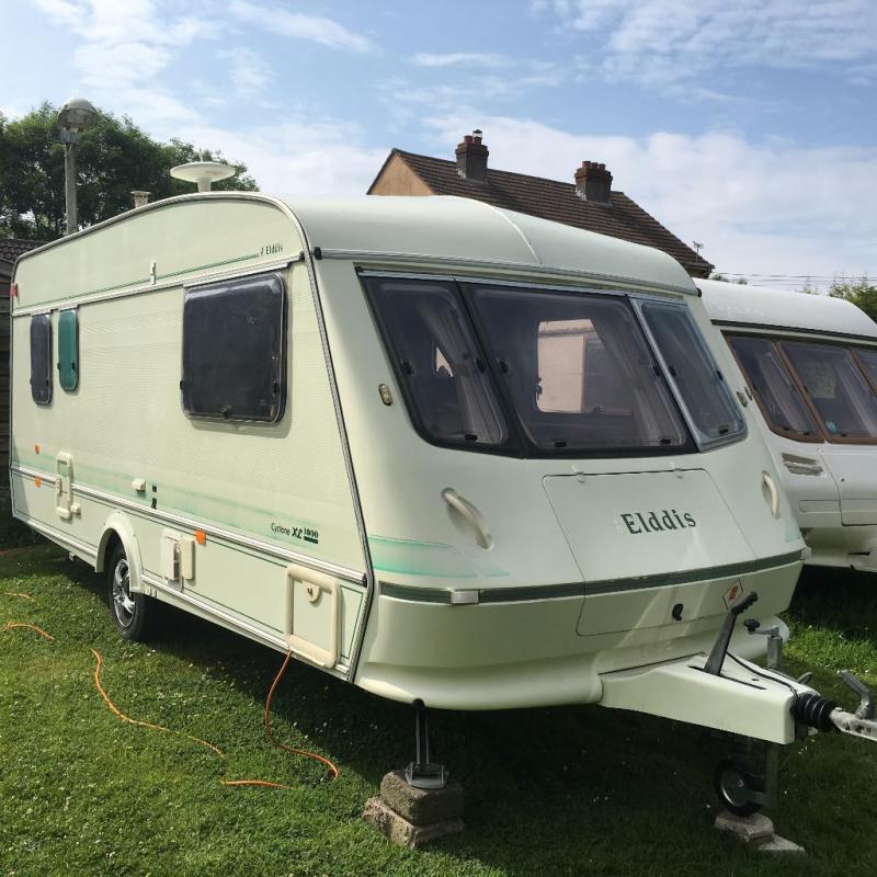 Caravan 4/5/6 berth Elddis XL 1000 1996 fantastic condition porch awning available (see below)