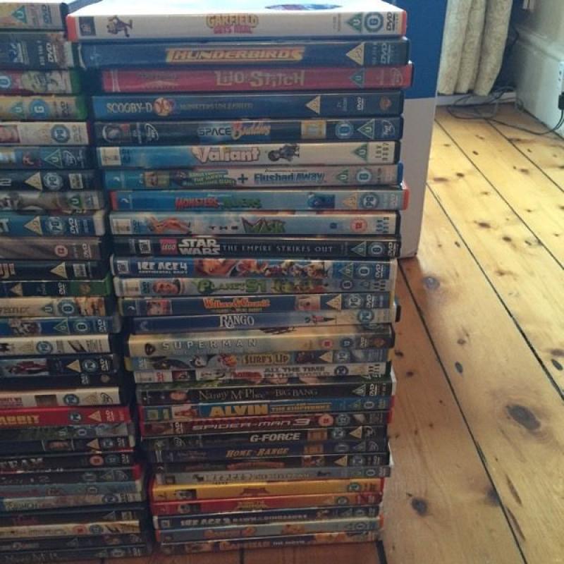 Bundle of children's DVDs