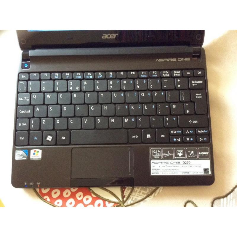 Acer aspire one D270 Netbook