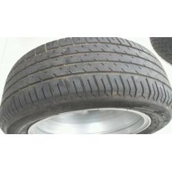 Genuine Honda Civic Alloy Wheel and Good Tyre