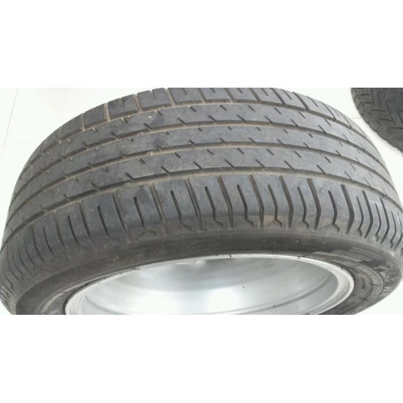 Genuine Honda Civic Alloy Wheel and Good Tyre