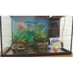 JUWEL BIO FLOW SUPER FISH TANK AND RECENT NEW CUB/STAND