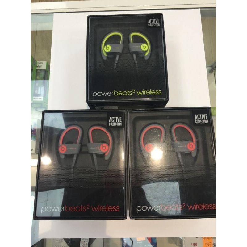 Power beats 2 wireless headphones