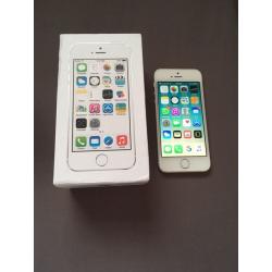 iPhone 5s 32GB silver unlocked 6 months warranty