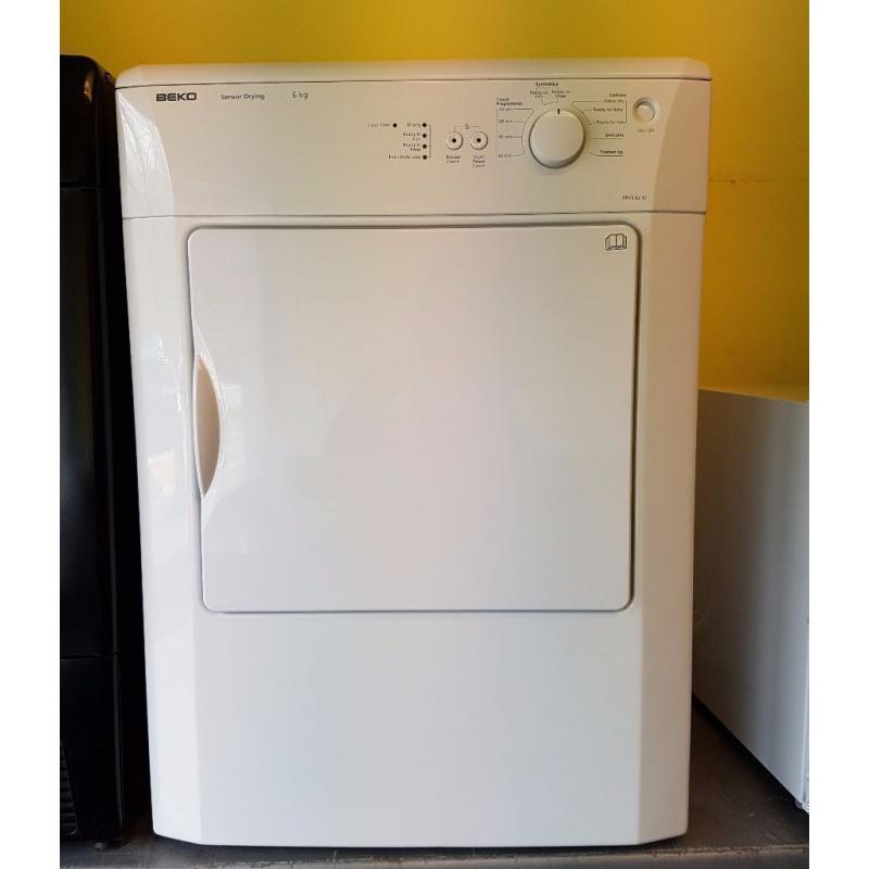 Beko 6KG Vented Sensor Dryer -6 Months Full Warranty