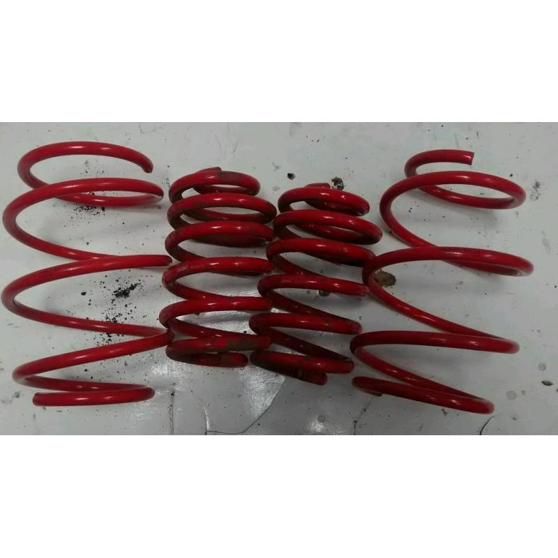 BMW E46 red lowering springs, saloon / touring