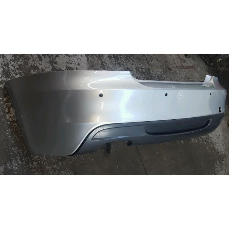 BMW 1 SERIES E82 E88 M SPORT REAR BUMPER IN SILVER