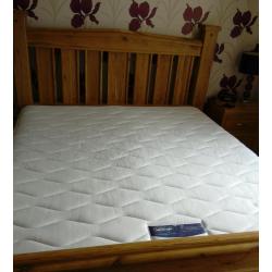 Super king silentnight mattress + topper, microfibre duvet & a super king duvet Set