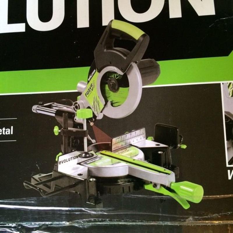 Evolution mitre power saw (new in box never used) fury3