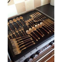 Vintage Thia Solid Bronze Cutlery set