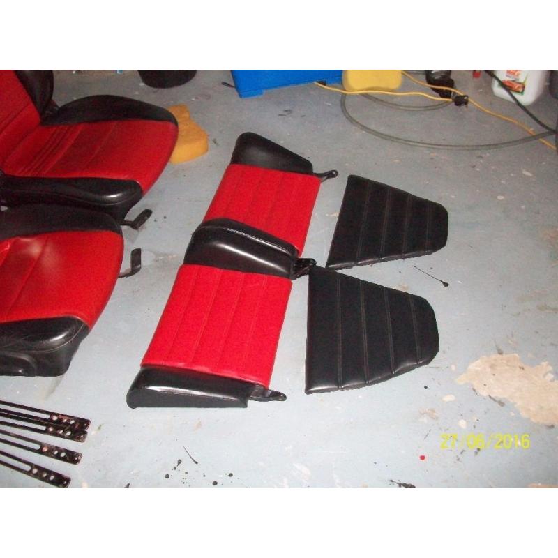 PORSCHE 911, BOXSTER, 964, 993 ELECTRIC LEATHER FRONT SEATS AND REAR SEATS SUITABLE FOR VWs TOO