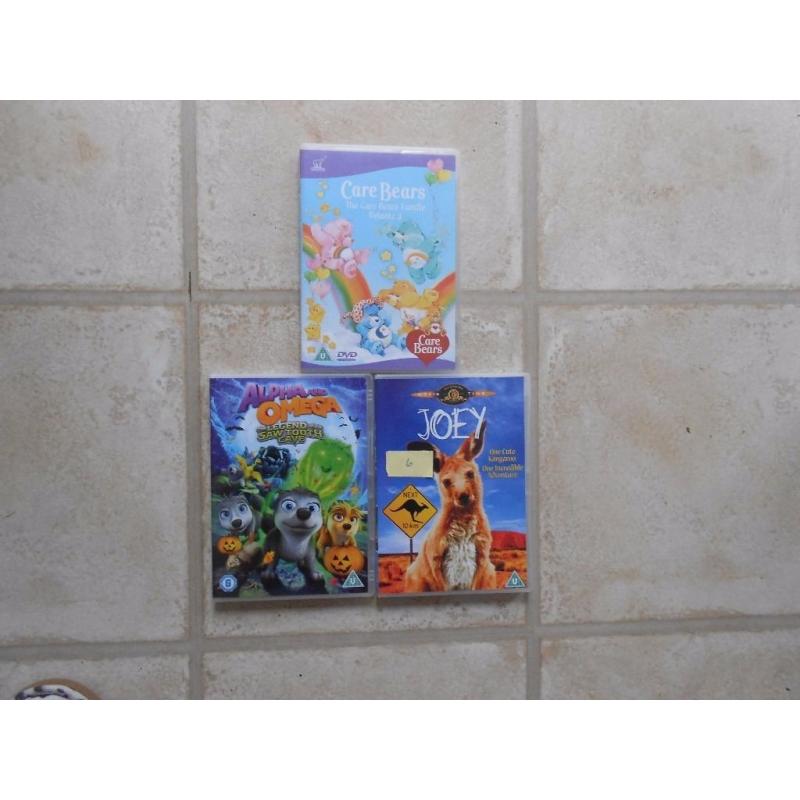 Children's DVD's Bundle of 3 (6)