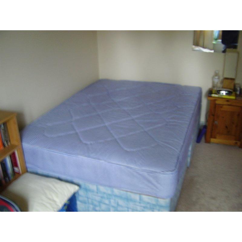 Double Mattress. Hardly used. Still in good condition.