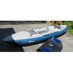 Gumotex Helios Inflatable Canoe Kayak, single seater, very tough, little used