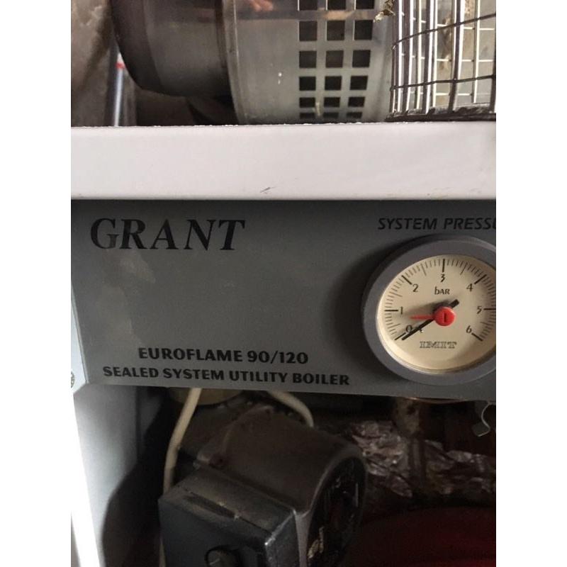 Grant Euroflame 90/120 utility oil boiler