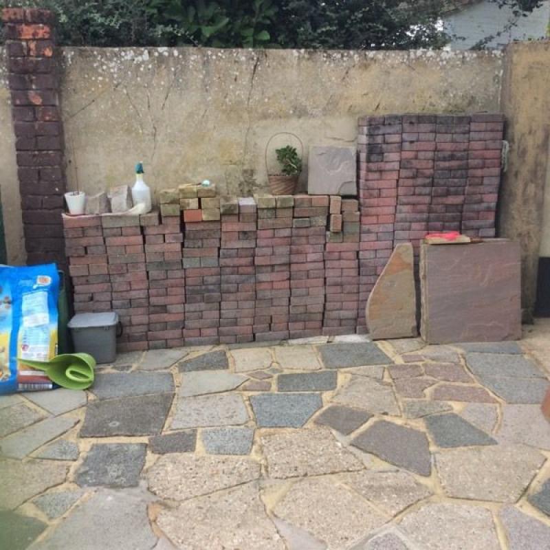 Garden paving project