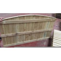 Top Quality Bow Top Fence Panels