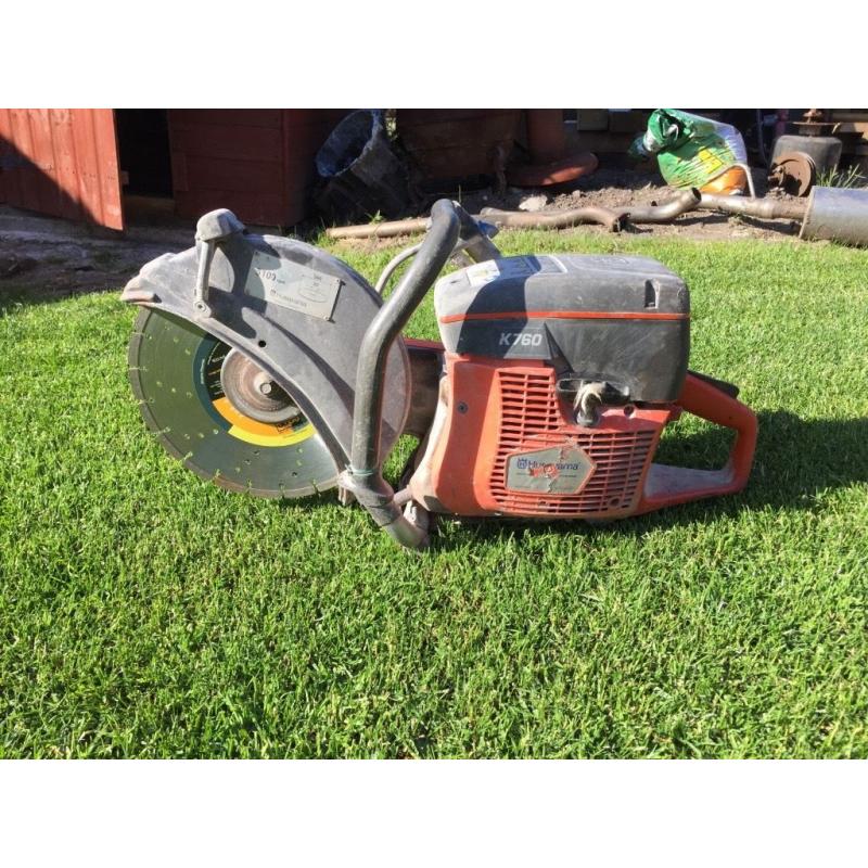 Husqvarna k760 petrol saw Stihl saw