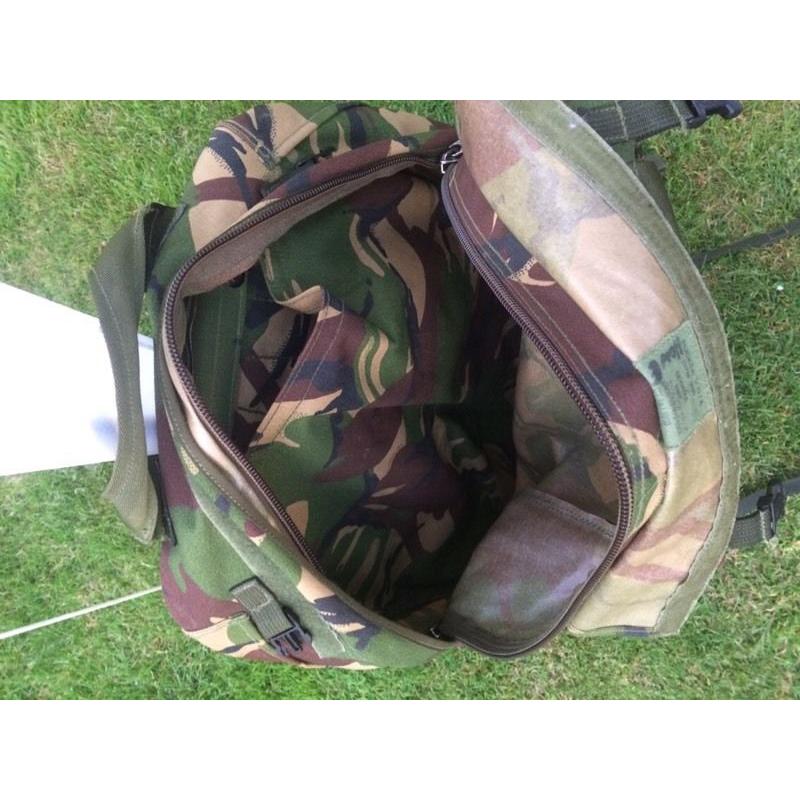 Army print rucksack