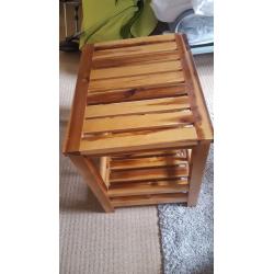 Lovely wooden bedside table