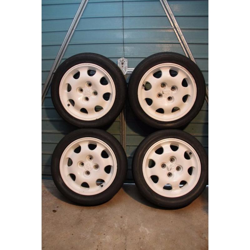 205 GTI 15" inch alloys 4x108 (genuine speedline)