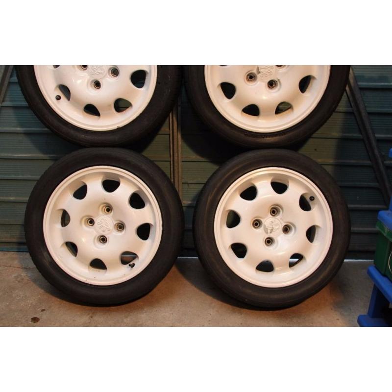 205 GTI 15" inch alloys 4x108 (genuine speedline)