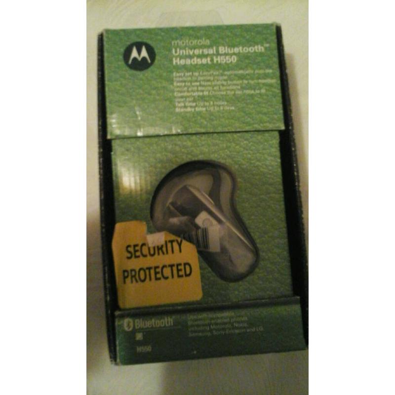 Motorola bluetooth h550 headset