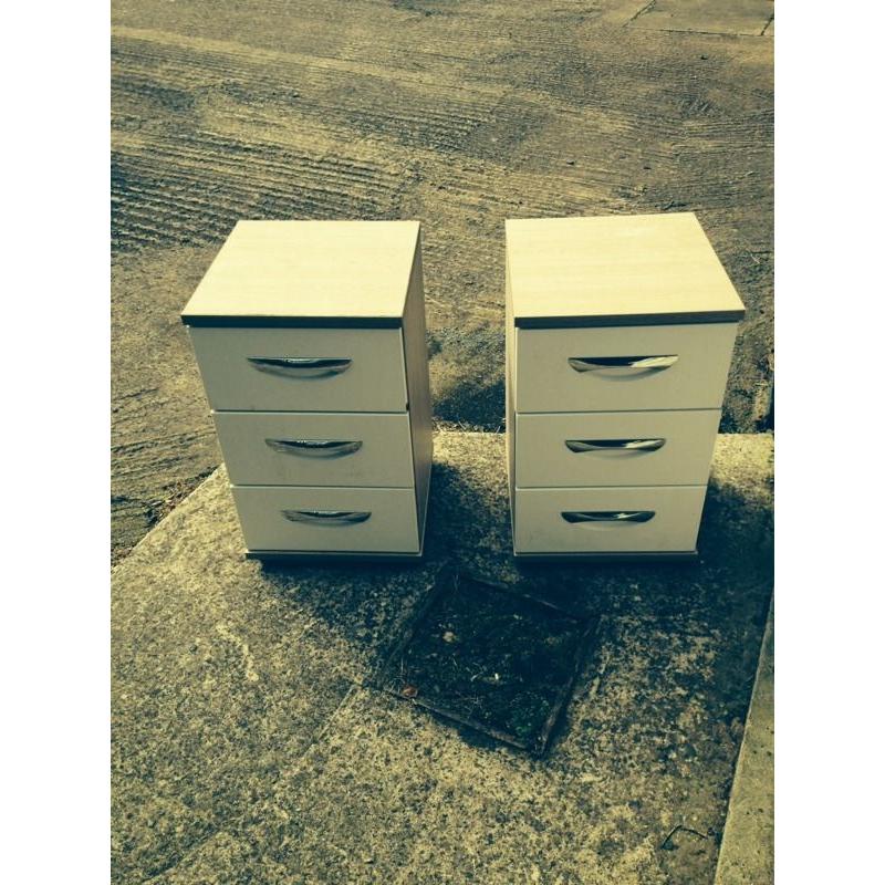 Pair Bedside tables