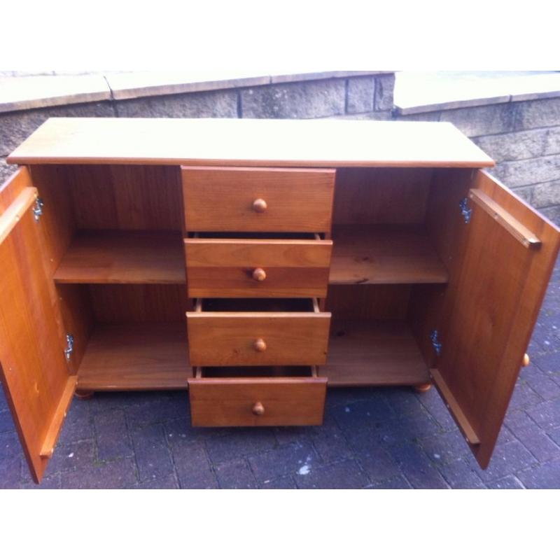 Quality pine sideboard/tv unit/