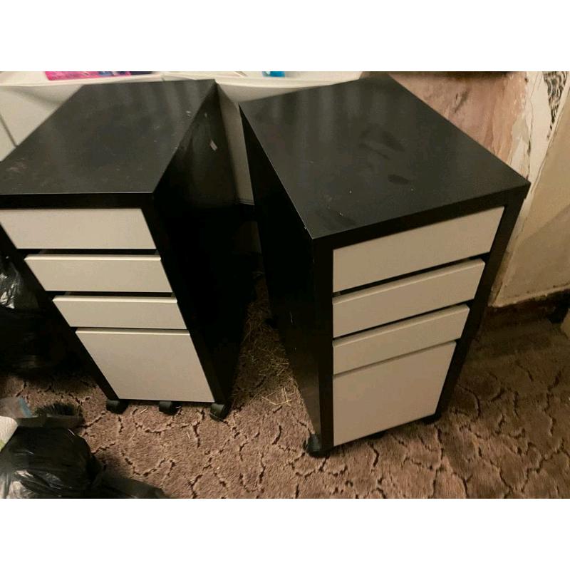 Computer desk / Office drawer units ? 2