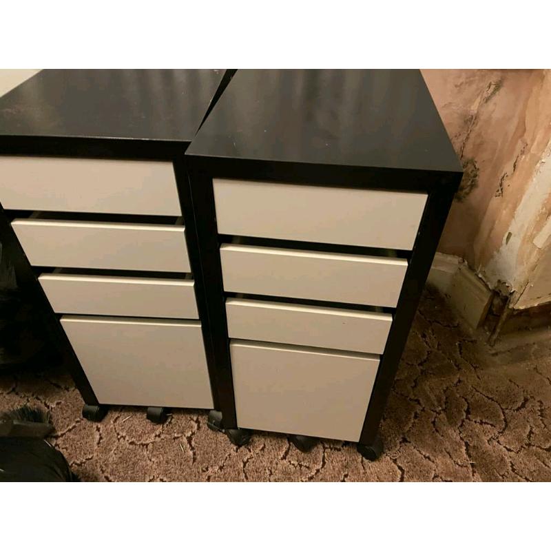 Computer desk / Office drawer units ? 2