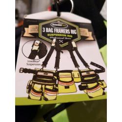 3 Bag framers rig tool belt