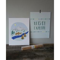 Set Of Two Art Prints For Children's Rooms by Meri Meri