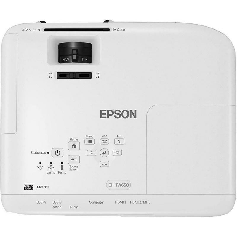 *** Epson home cinema projector EH-TW650 1080p RRP ?502.74